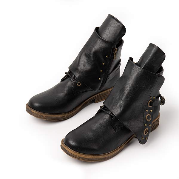 Bequeme Vintage-Stiefeletten für Damen